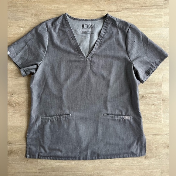 Figs Graphite Gray Casma Three-Pocket Scrub SZ L - Picture 1 of 7